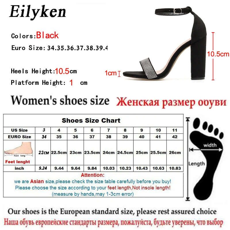EilyKen/Новинка; пикантные летние женские босоножки в римском стиле с открытым носком, украшенные блестками и кристаллами; Посылка с пряжкой; вечерние босоножки на тонком каблуке