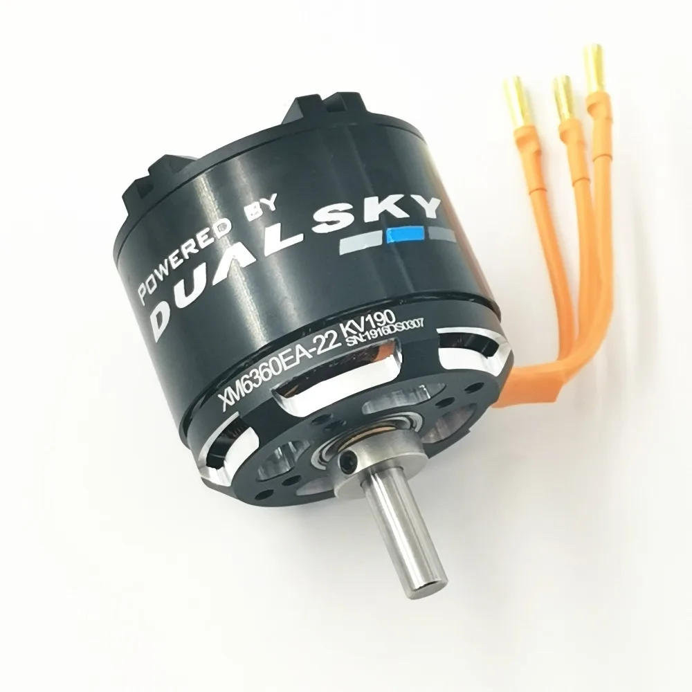 Dualsky 380KV 220KV 190KV бесщеточный двигатель XM6360EA lll Fix-Wing мотор для радиоуправляемый самолет, Квадрокоптер аксессуары