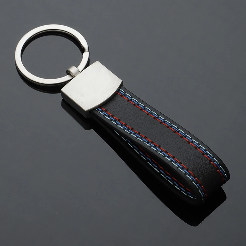 Special gift For BMW Metal Car Keychain M Tech M Sport M3 M5 Leather Key Chain E46 E39 E60 F30 E90 F10 F30 E36 X6 X5