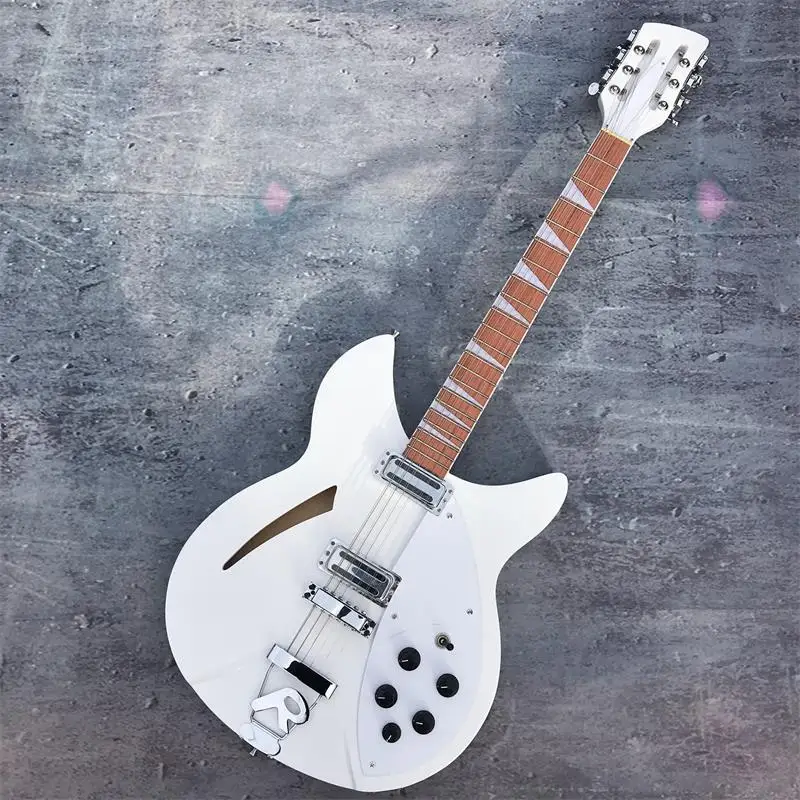 

Factory sells 12-string 360 white guitar, double-output package