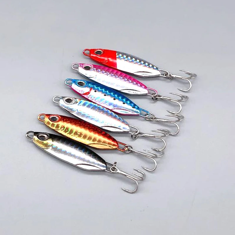 

Рыболовные приманки искусственные приманки короткие Jigbait 15 г/30 г (Япония) бросок с берега приманки жесткая приманка высокого качества с крючком набор состоит из 6 предметов, распродажа