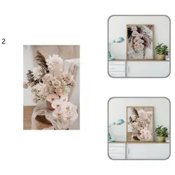 Décoration murale florale abstraite, réutilisable, léger, moderne, pour cadeau 
