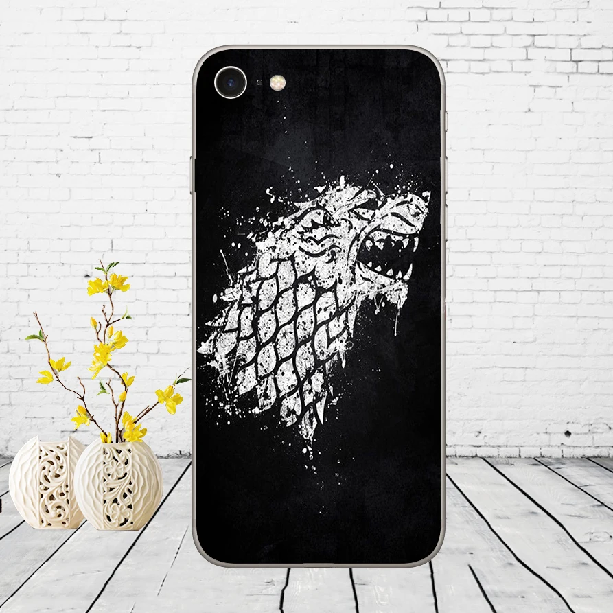 3 28DD Игра престолов дом Старк Мягкий силиконовый чехол для iPhone 5 5S SE 6 6s 8 plus 7 7 Plus X XS SR MAX чехол - Цвет: 3