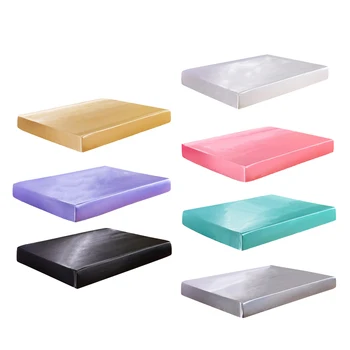 

Smooth Soft Satin Silk Fitted Bed Sheets Twin Full Queen King Size Bed Cover