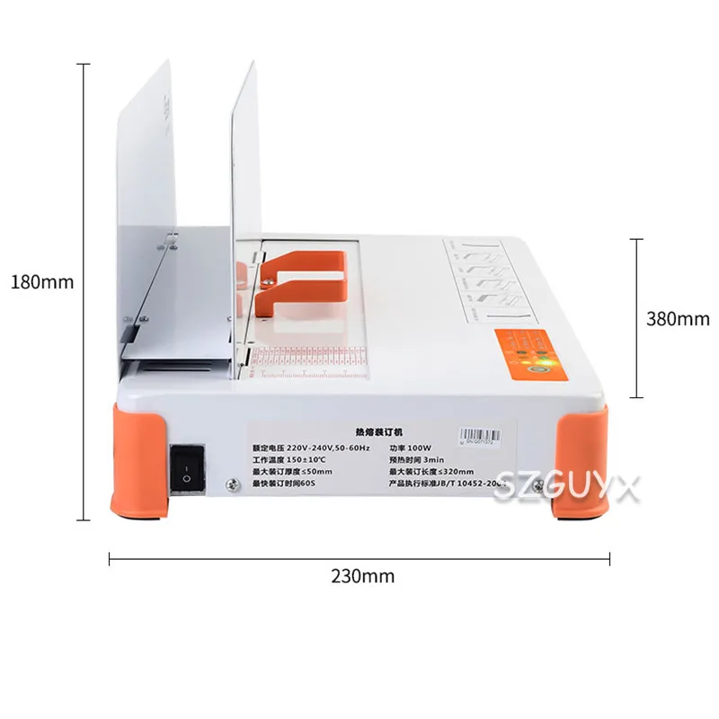 Rilegatrice per colla a caldo rilegatrice per libri rilegatrice per libri  rilegatrice per sensori di fascicolazione di testo per ufficio a casa 240  pezzi carta A4 - AliExpress