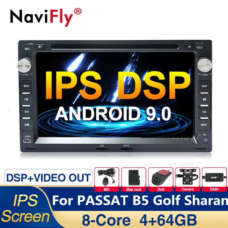 8 ядерный ips DSP Android 9 0 автомобильный dvd автоматическое радио GPS навигация для VW JETTA
