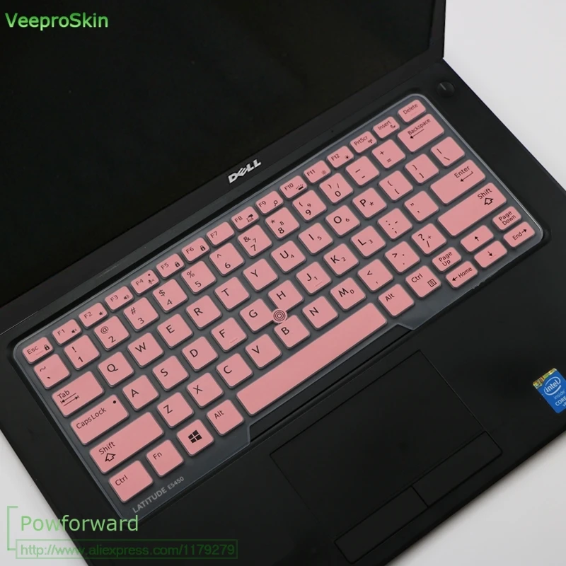 pink Для Dell 3340 E3340 E5450 E5470 Клавиатура ноутбука кожного покрова для ноутбука Dell Latitude 7400 L7400 L7490 7450 E7480 E7490 E5400 E5480 E5490 - Цвет: pink