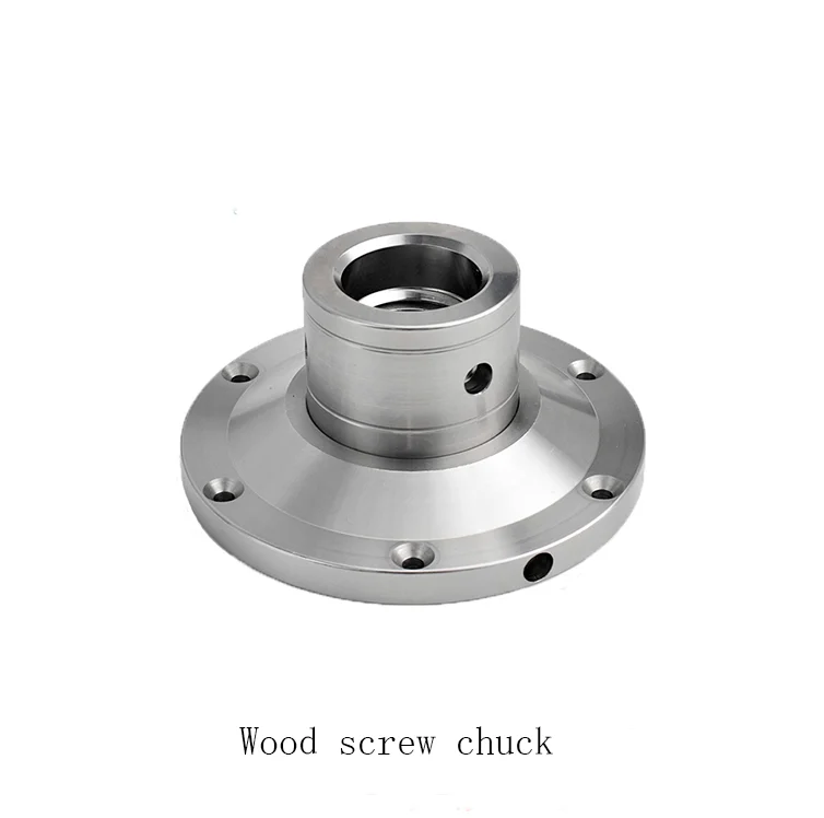 Woodworking Wood Screw Chuck, Wood Spin Chuck Lathe Accessories, M33*3.5, 1 1/4 Inch 8 Teeth (M28), 1  Inch 8 Teeth （M25）