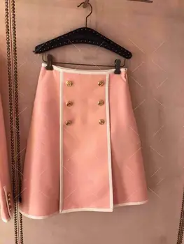 

New spring metal double buckle bag side skirt have big size