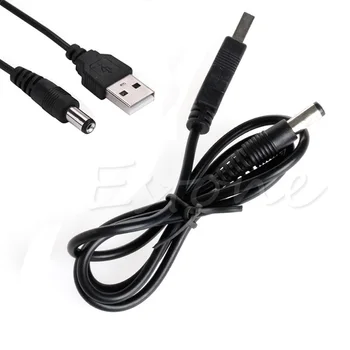 

0.8M USB Port to 5.5mm / 2.1mm 5V DC Barrel Jack Power Cable Connector HOT For Small Electronics And Devices