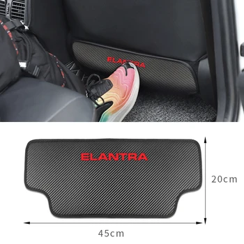 

1pcs Car Accessories Seat Back Anti-Kick Cushion Pad Rear Seat Passenger Anti-Dirty Kick Pad for Hyundai ELANTRA Car-Styling