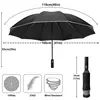 Windproof Reverse Automatic Umbrella Rain Women Men Car Large Business 3Folding Umbrellas 10 Ribs Reflective Stripe Gift Parasol ► Photo 2/6