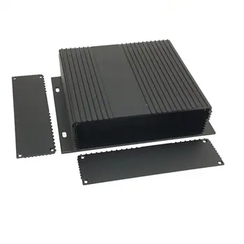 

Cover Project Electronic Instrument Case Enclosure Box Aluminum DIY Housing Instrument Case 190x45-150mm Black