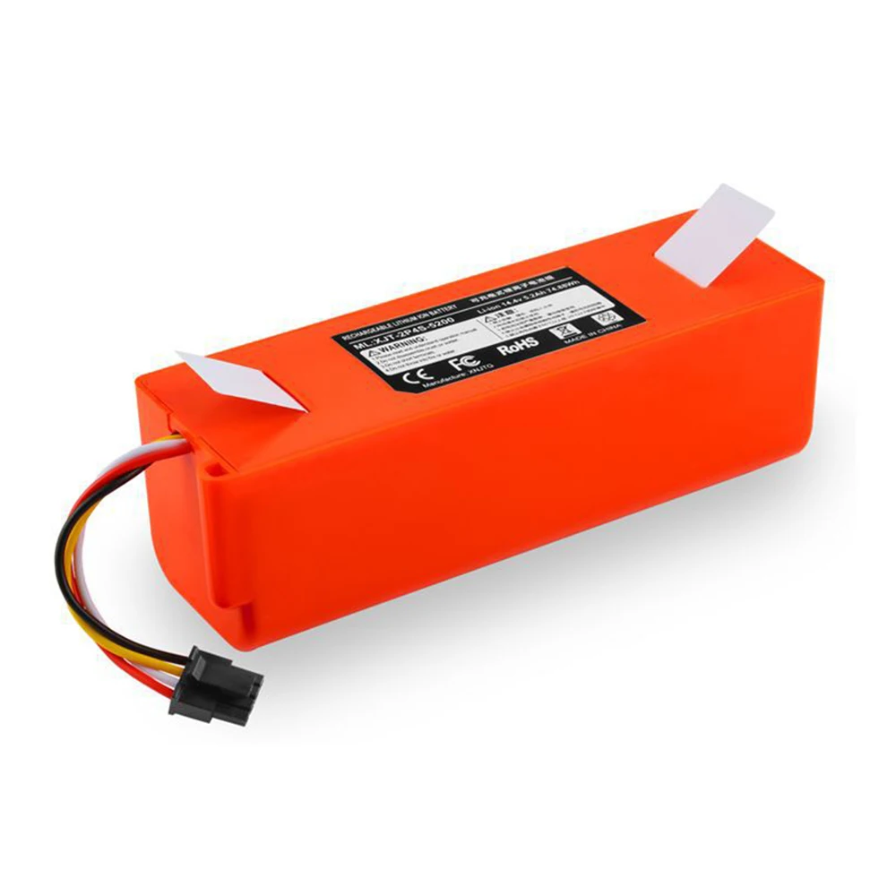 Ceny 5200 mAh 6500 mah bateria do xiaomi mi części do robota odkurzającego do akcesoriów xiaomi Roborock S50 S51