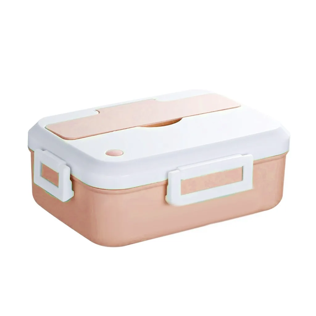 Bento Box студенческий Термоизолированный Ланч-бокс герметичный разделенный контейнер для еды# NN903