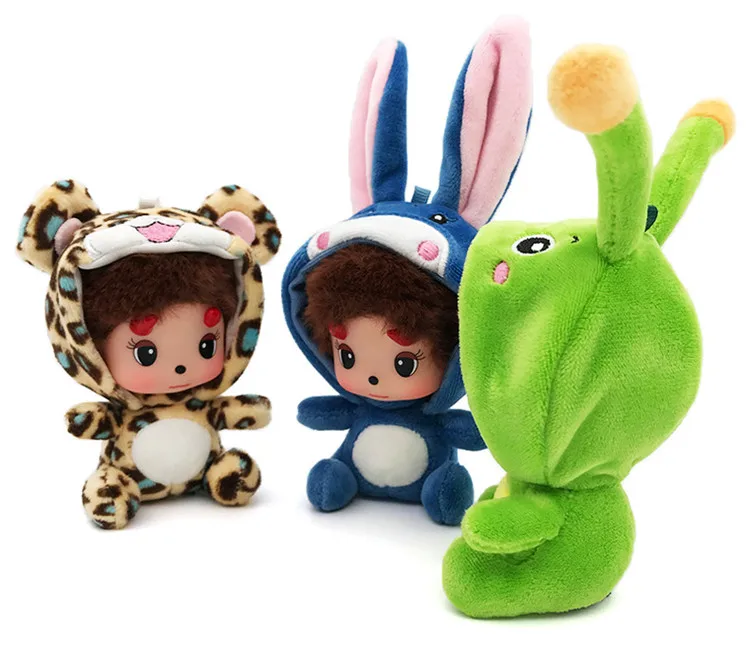 Kawaii Monster Baby Косплей-Одежда плюшевая брелок сумка в виде игрушки Подвески Подвеска на рюкзак игрушка на кольцо для ключей для девочек женщин 9 см