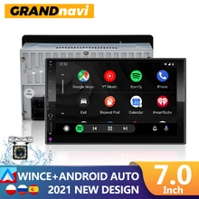 

GRANDnavi Android Auto Car Radio 2din Touch Screen 7” Mp5 Player Touch Screen Mirror Link Bluetooth Autoradio 16EQ 2 Din Stereo
