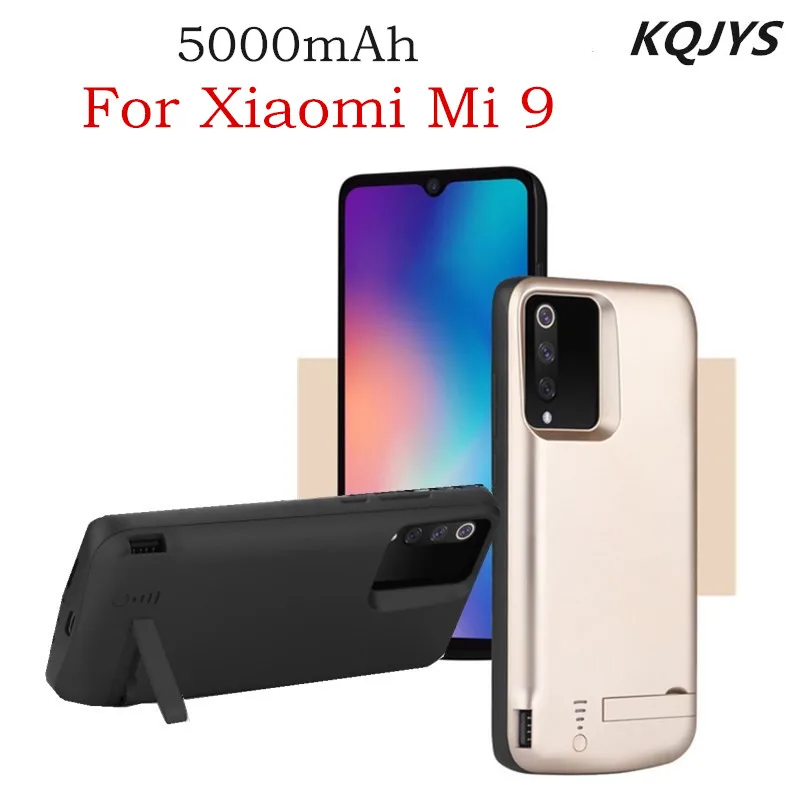 

KQJYS 5000mAh Backup Battery Charger Case for Xiaomi Mi 9 External Power Bank Battery Charging Case for Xiaomi Mi 9 Battery Case