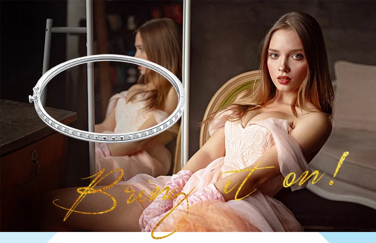 JPalace квадратный CZ серебряный браслет, 925 пробы, серебряный браслет, браслеты для женщин, серебро 925, органайзер для изготовления ювелирных изделий
