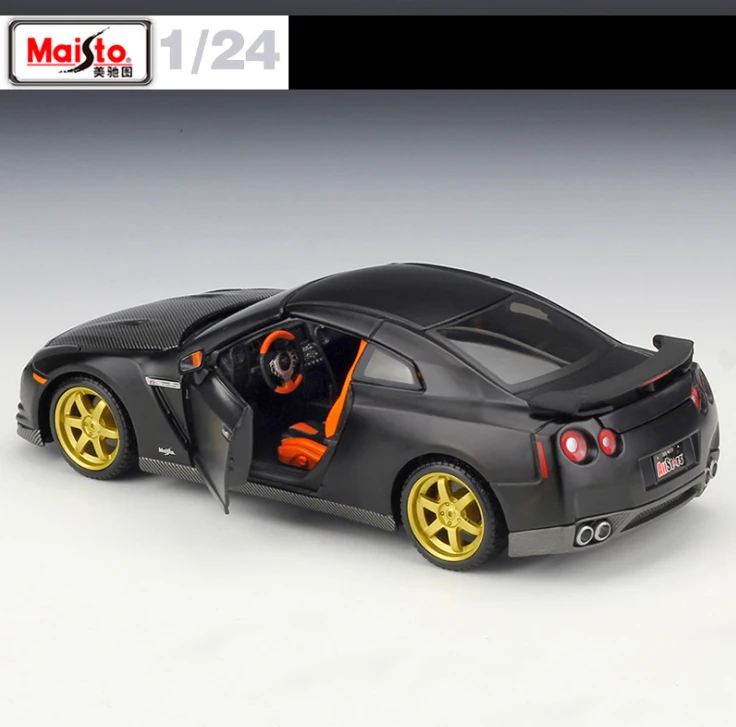 Maisto 1:24 Масштаб 2009 R35 углеродное волокно зарядное устройство Металл литье под давлением модель гоночный Спорт авто автомобиль детские игрушки подарок