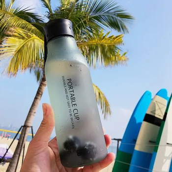 

Portable Water Bottle Milk Storage Sports Drinking Clear Cup Water Bottle Plastic Leak Proof For Outdoor Camping Travel hot