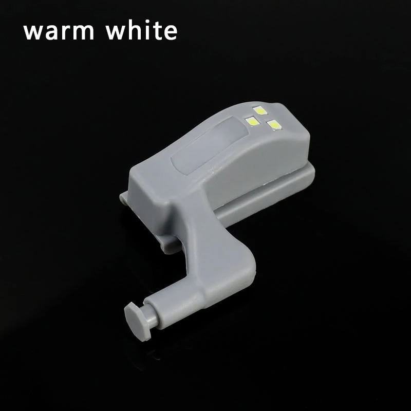 Светодиодная подсветка под шкаф PIR датчик движения лампа 6/10 светодиодный s 98/190 мм шкаф лампа для шкафа шкаф Armario кухонный ночной Светильник - Цвет: Hinge Light Warm