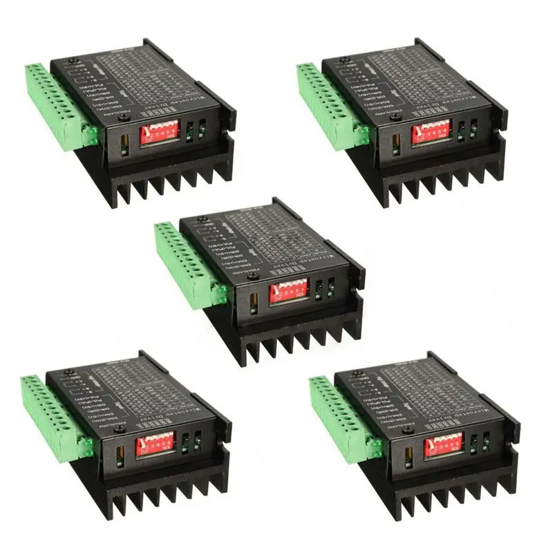 

HLZS-5PCS CNC Single Axis 4A TB6600 Stepper Motor Drivers Controller