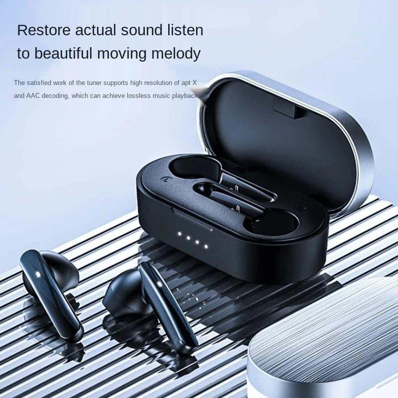 2020 fashion trend new R8 true wireless bluetooth headset binaural semi in ear gaming battery life sports running headset
