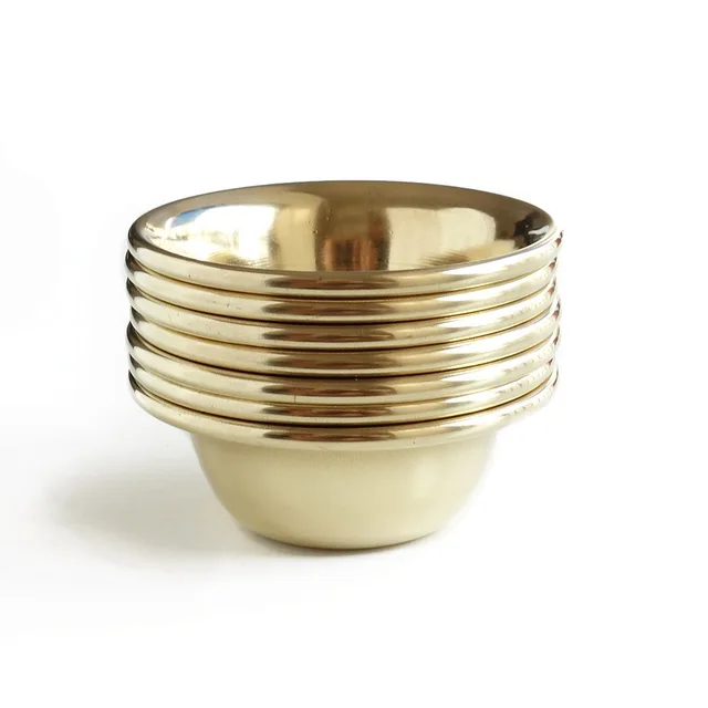 Tibetan Bowls Brass Decorative Plates Table Buddhist Supplies Copper Meditation Cup 7 Chakras 5
