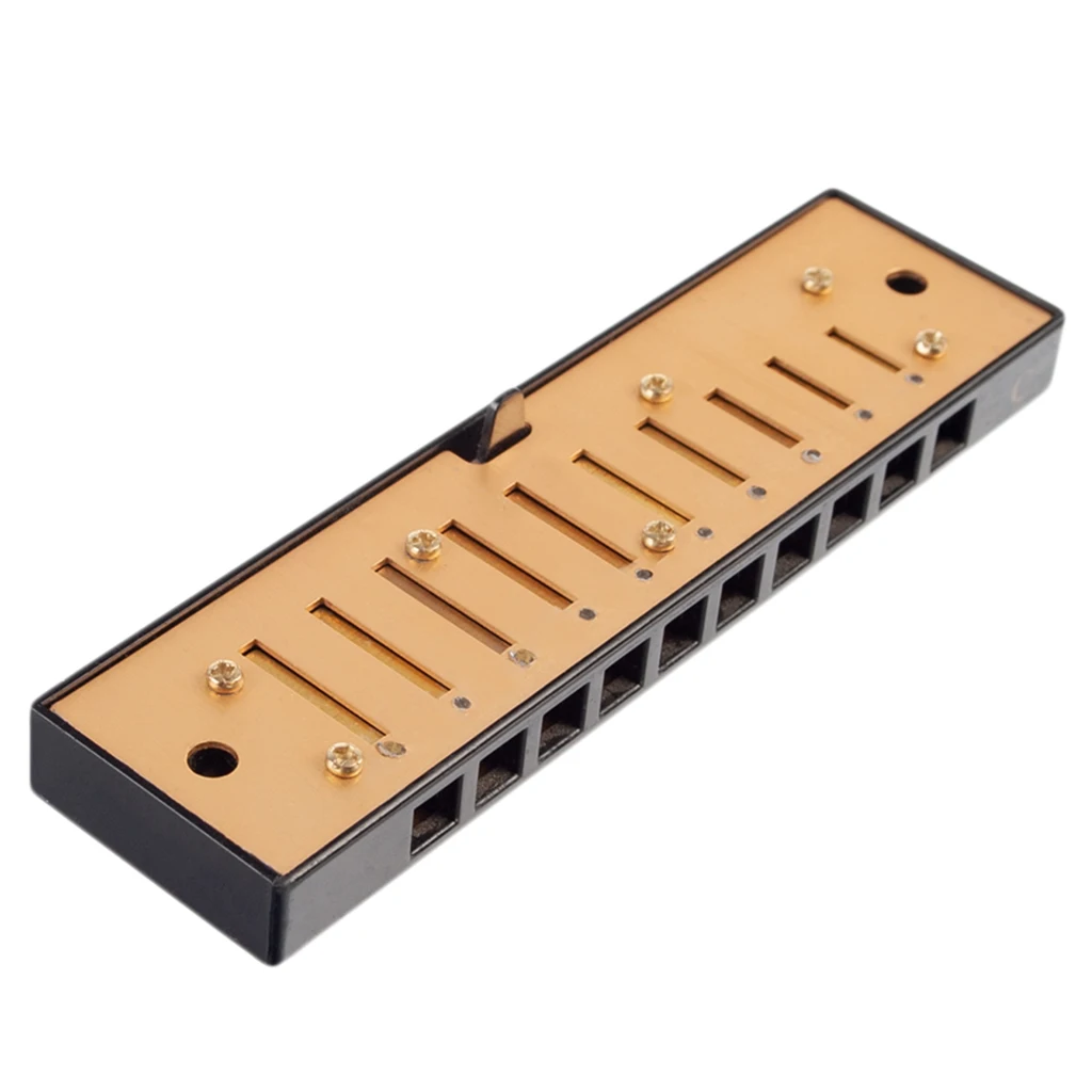 

10 Hole Harmonica Comb With Reeds Set C Key For All Styles Of Music Harmonica Part Woodwind Instruments