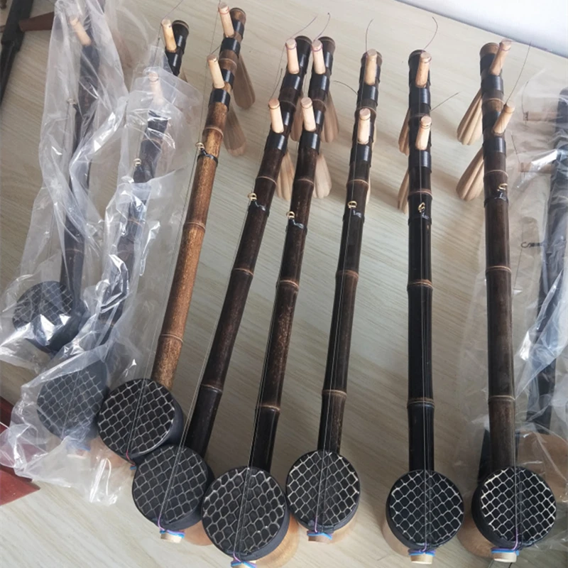 Chino tradicional Jinghu, instrumentos musicales folclóricos hechos a