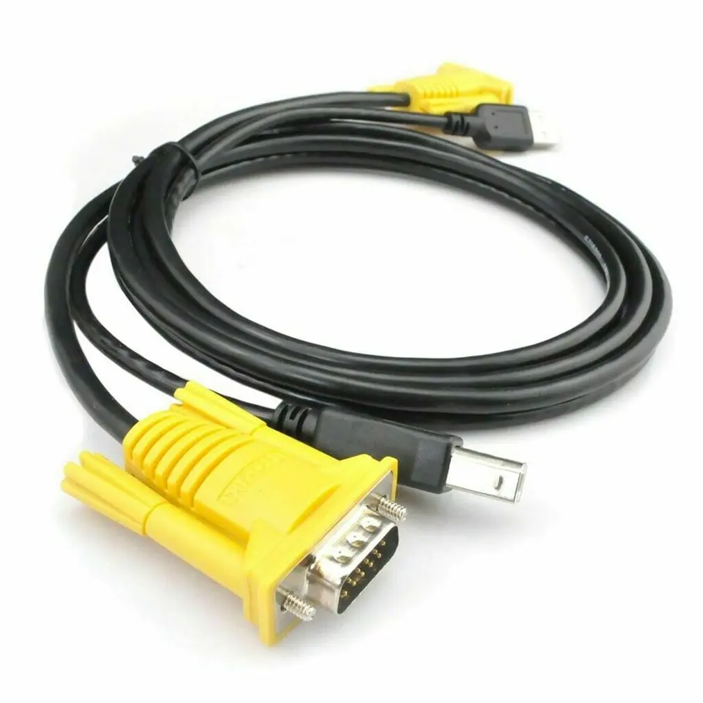 Ingelon KVM переключатель vga кабель высокого качества USB 2,0 vga сплиттер коробка для USB ключа клавиатуры мышь монитор адаптер usb переключатель