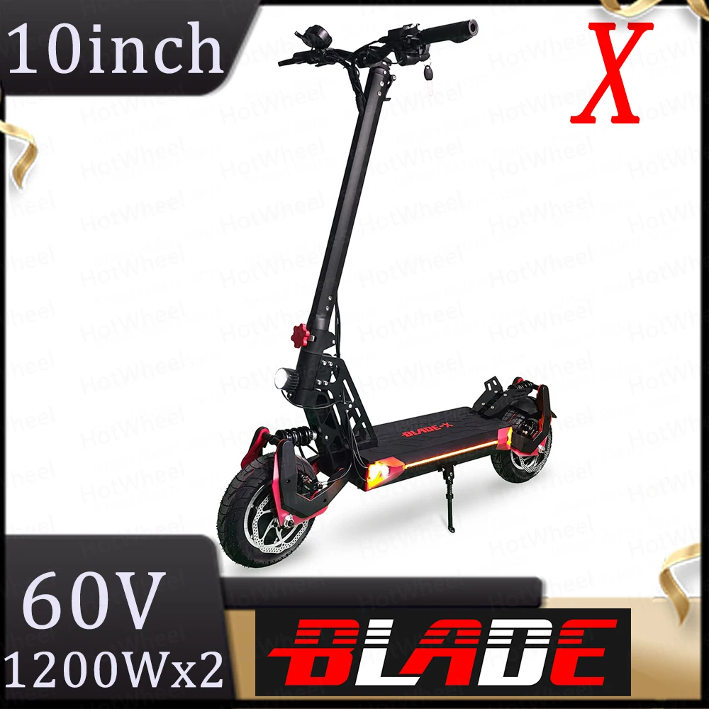 Blade X Pro Électrique 60v, Double Moteur 2x1200w