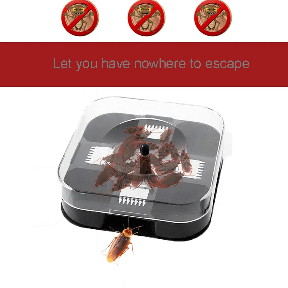 

Eco- friendly Automatic Cockroach House Insects Bugs Cockroach Trap Repellent Killing Bait Capture Bait Trap Killer Catcher Box