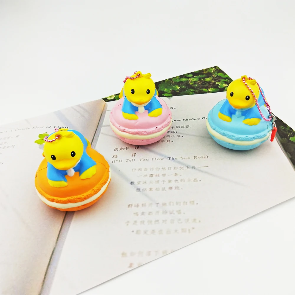 Creamiicandy Dessert animal Macaron Scent Squishy Slow Rising Soft Squeeze Toys Relief Stress Gift Toy for Kids