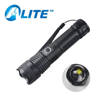 

TMWT Super Bright Powerful XHP50 LED Tactical Flashlight with 26650 Battery USB Rechargeable Torch Light for Hunting