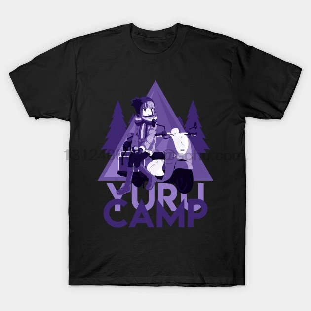 Men tshirt Short sleeve Yuru Camp Anime T Shirt O neck Women t-shirt |