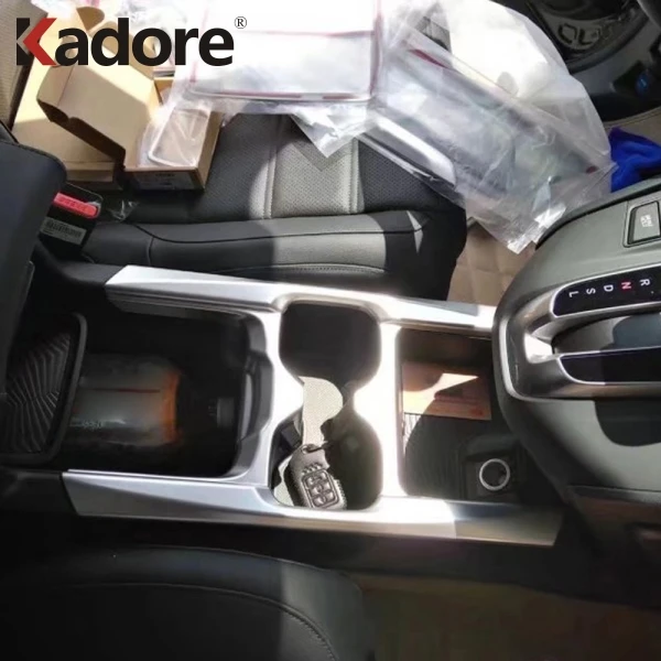 Для CRV CR V 2017 2018 2019 отделка из углеродного волокна держатель стакана декоративная
