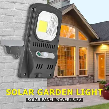

28/30/36COB/36LED Durable Solar Energy Powered LED Wall Lamp Human Body Sensor Garden Street Waterproof Security Lighting