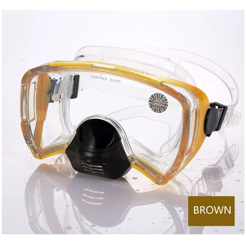 Adults Diving Mask Anti Fog Scuba Underwater Goggles Snorkel Swimming Equipment