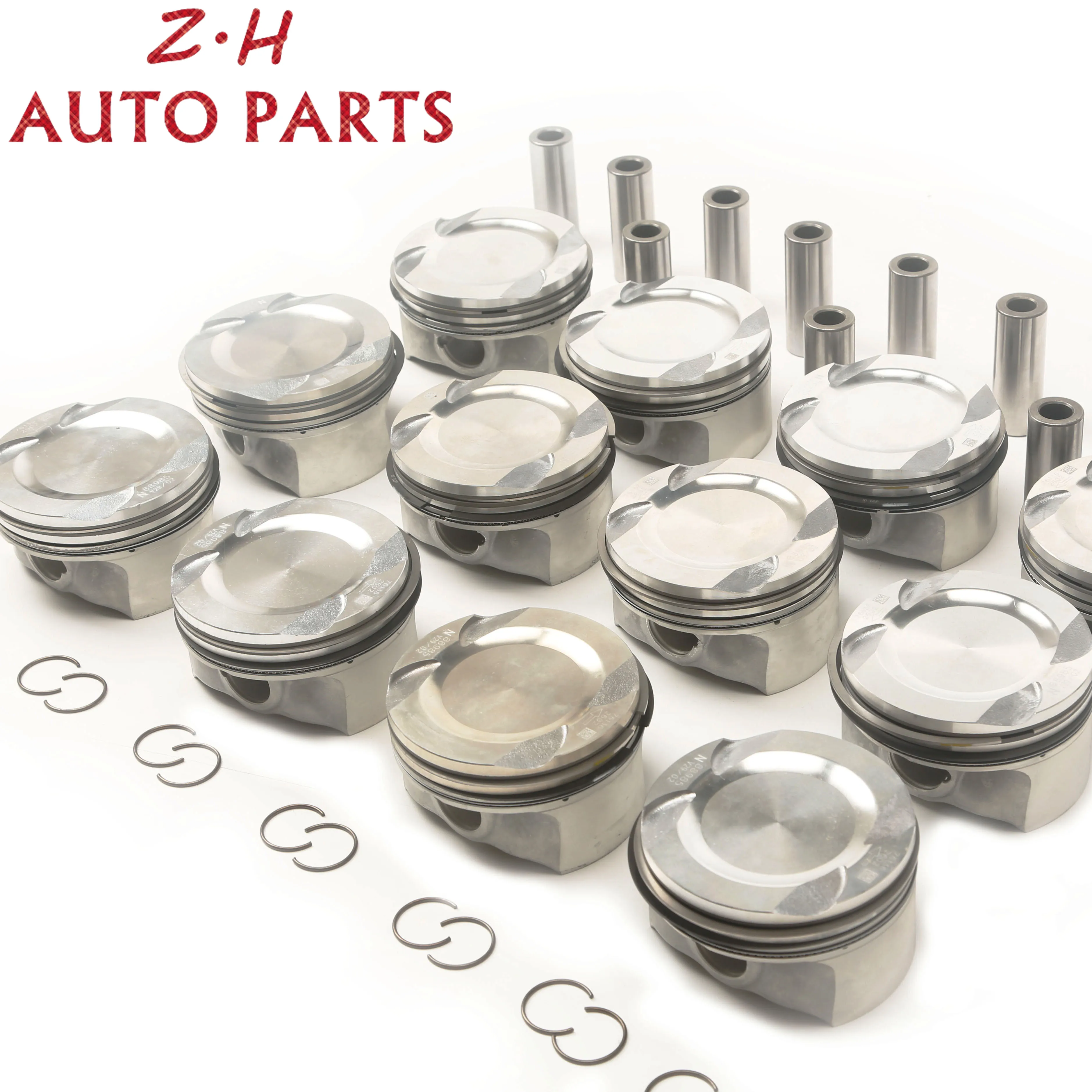 N74B66A 6.6T V12 Pin 22MM 12Pcs Engine Piston & Ring 11257576475 