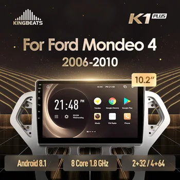

KingBeats Android 8.1 Octa-Core head unit 4G in Dash Car Radio Multimedia Video Player Navigation GPS For Ford Mondeo 4 2006 - 2010 no dvd 2 din Double Din Android Car Stereo 2din DDR4 2+32G 4+64G