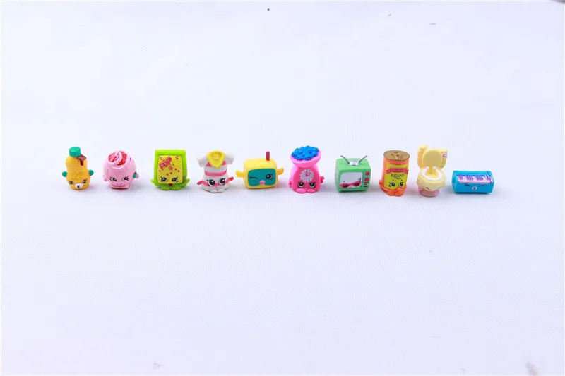 Neue 50 stücke Mix Mini Möbel Lebensmittel Obst Puppen Pretend Play Shop Saison 1 2 3 4 5 6 7 action-figuren Spielzeug Kinder Mädchen Gif – Detail 2
