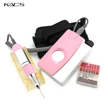 KADS портативный Перезаряжаемый Фрезер для ногтей 25000 об/мин, Розовый Электрический Фрезер для ногтей, фрезер для маникюра, педикюрный набор для оборудования для ногтей