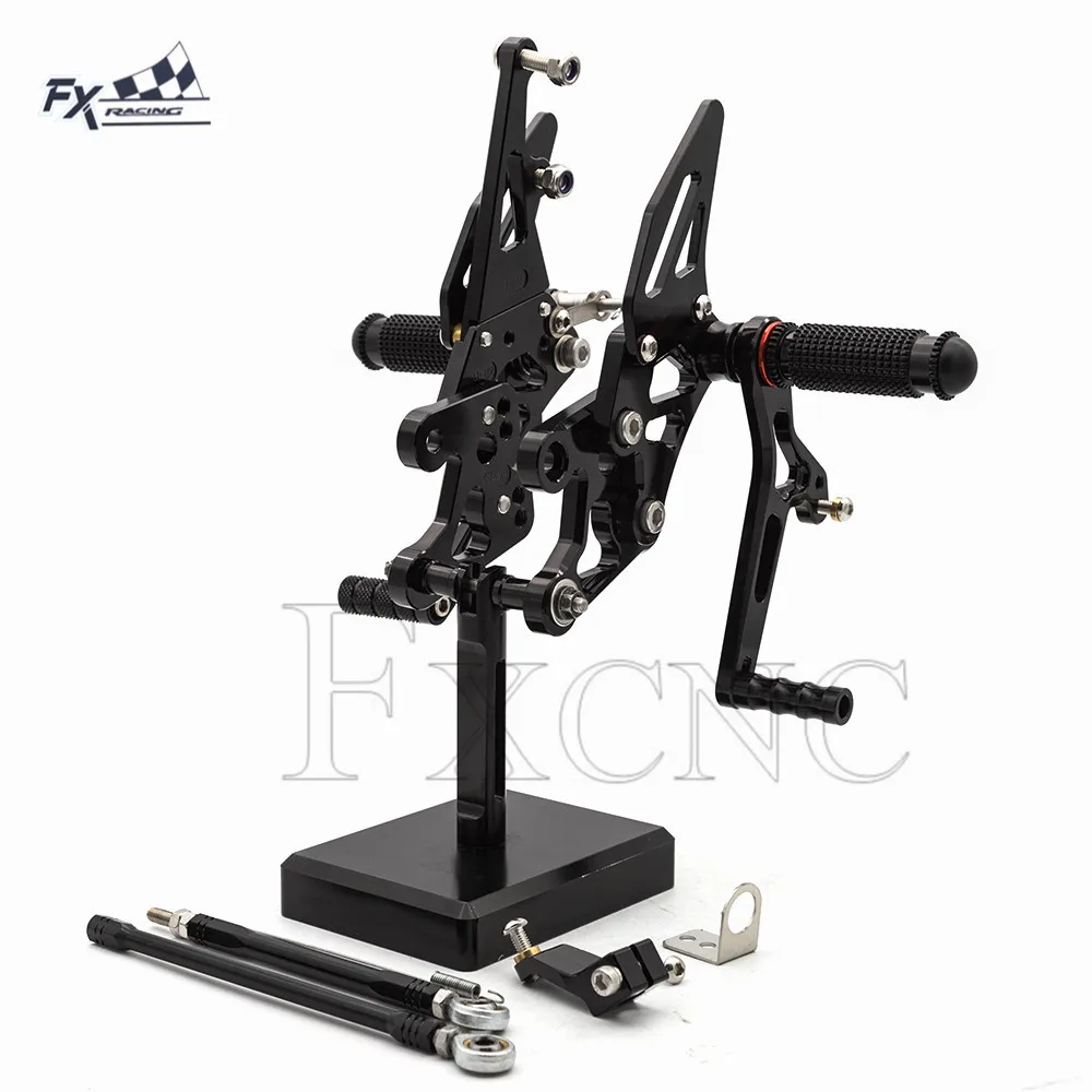 CNC регулируемый мотоцикл Rearset подножка задний Набор для Yamaha FZ1 2006- 2007 Подножки подножки педали FZ8 2010-2013