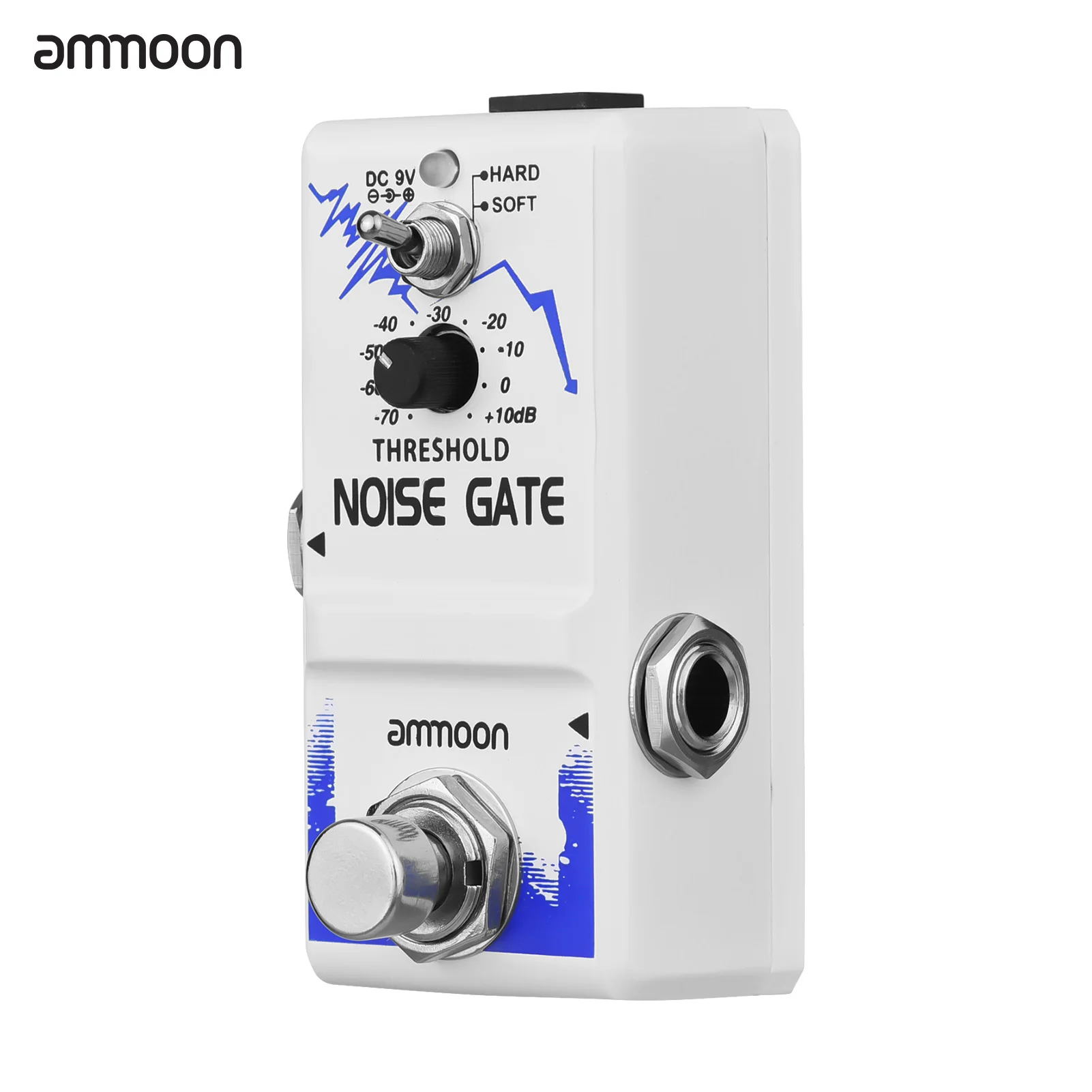 Педаль для гитары ammoon с одним шумоподавлением педаль эффектом True Bypass корпус из