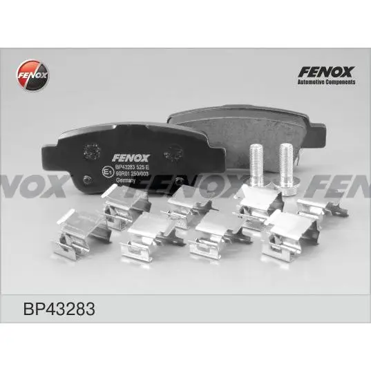 Disc pads rear Honda CR-V 2.0/2.4/2.2D 06 FENOX BP43283