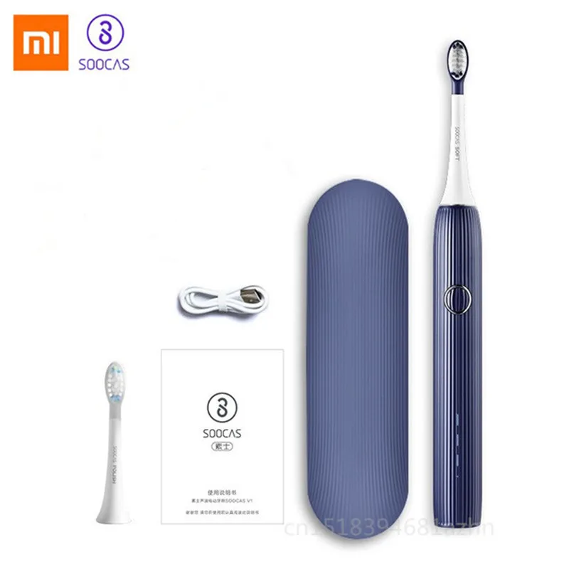 

Xiaomi SOOCAS V1 Sonic Electric Toothbrush Ultrasonic Automatic ToothBrush USB Rechargeable Waterproof Adult Tooth Brush