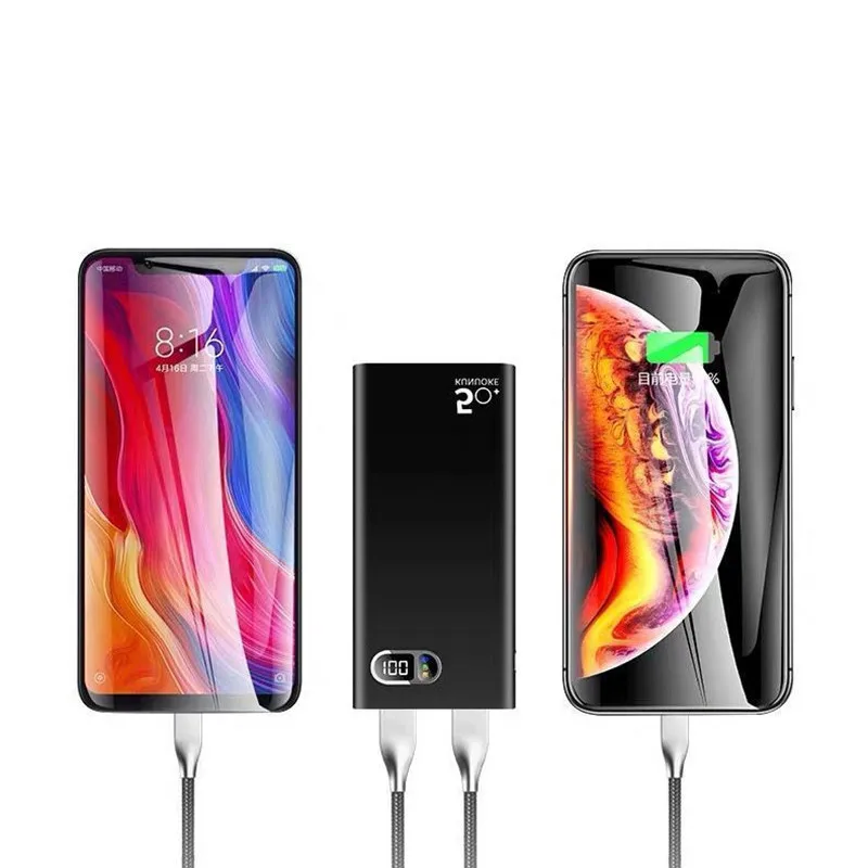 Внешний аккумулятор с 2 USB портами и цифровым дисплеем 50000 мАч|Аккумуляторы для