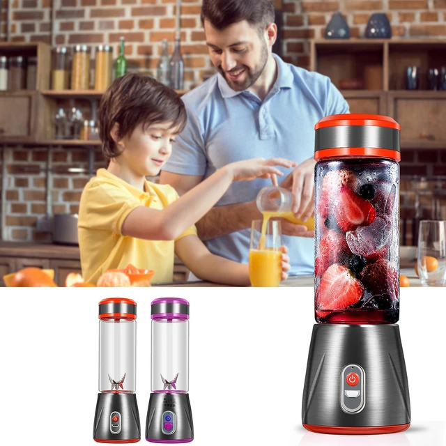 Portable Electric Juicer Usb Rechargeable Smoothie Blender Mini Fruit Juice  Maker Handheld Kitchen Mixer Vegetable Blenders - Manual Juicers -  AliExpress